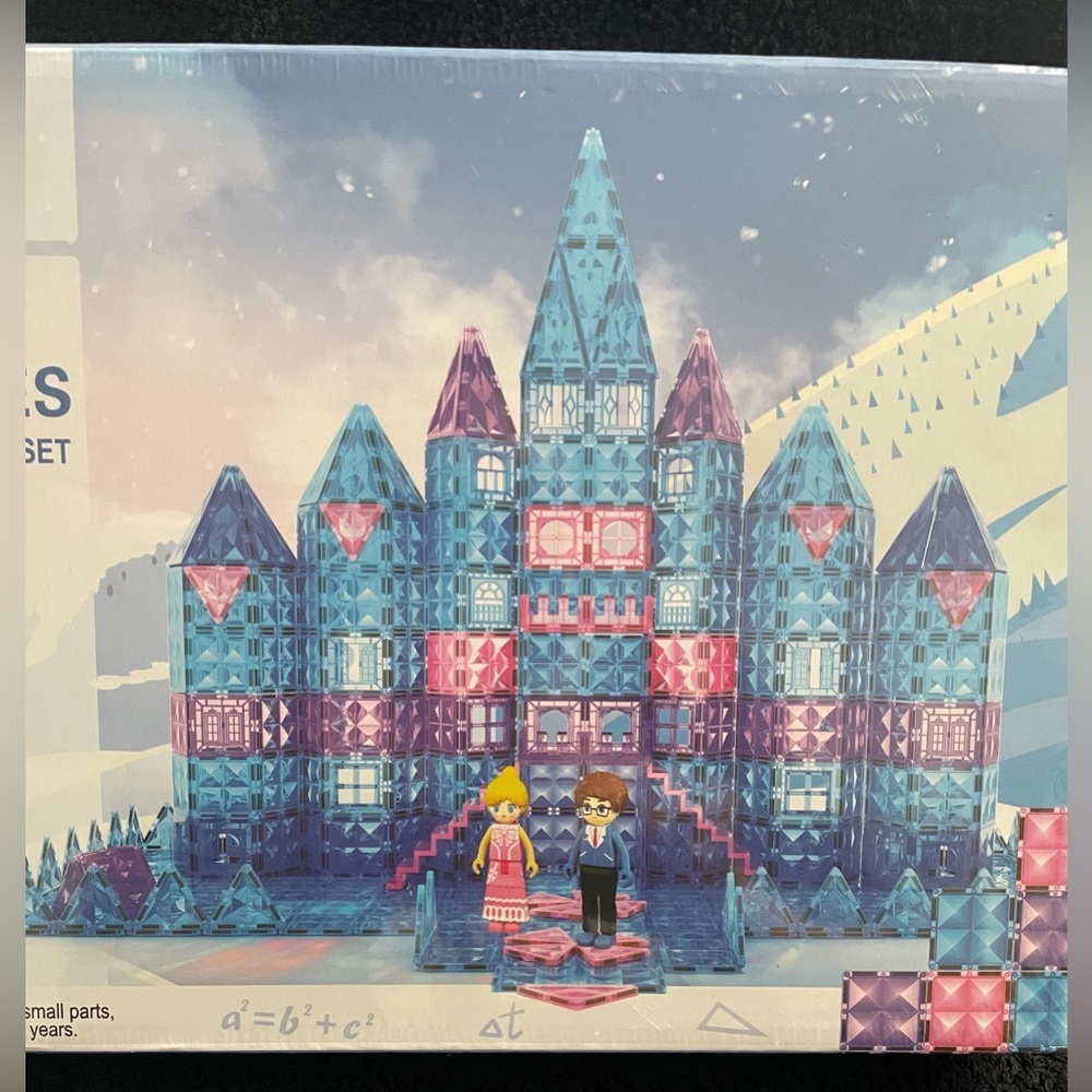 NIB Magnetic Tiles 3D Kids Toys Age 3+ Educational Magnetic Building 102 PC SET - Picture 2 of 7